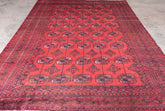 Vintage Baluch Hand-Knotted Wool Persian Rug
